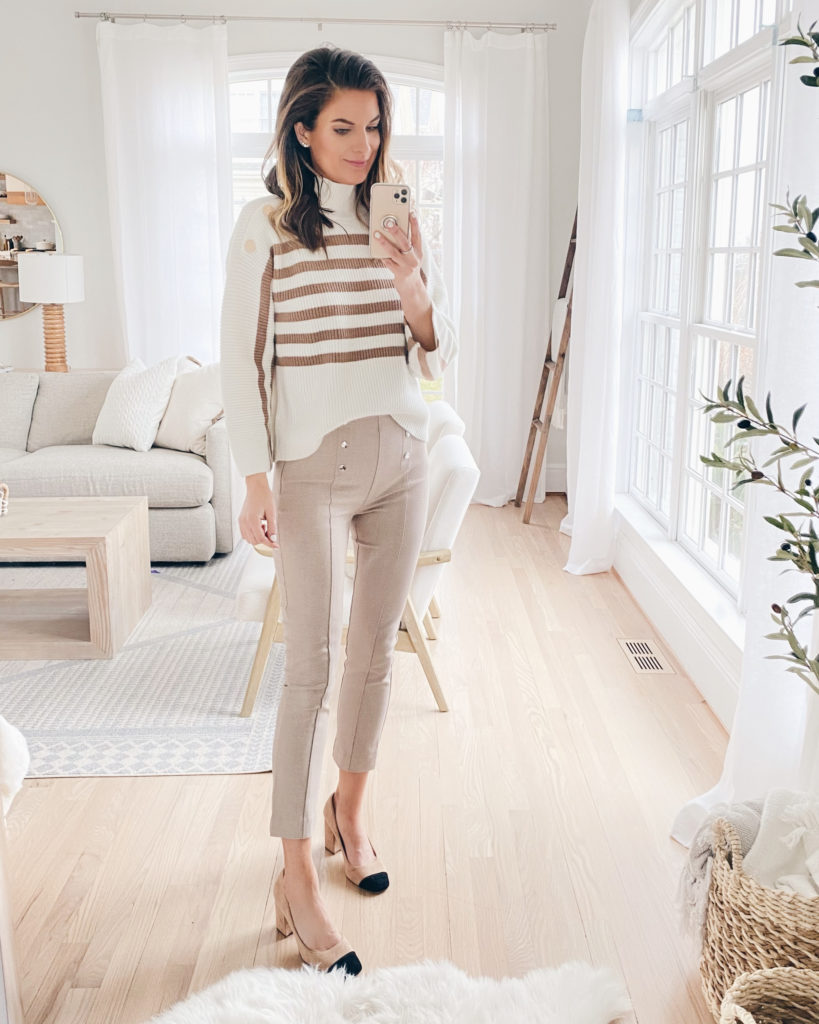 sailor pants work outfit - pinteresting plans blog fashion blog