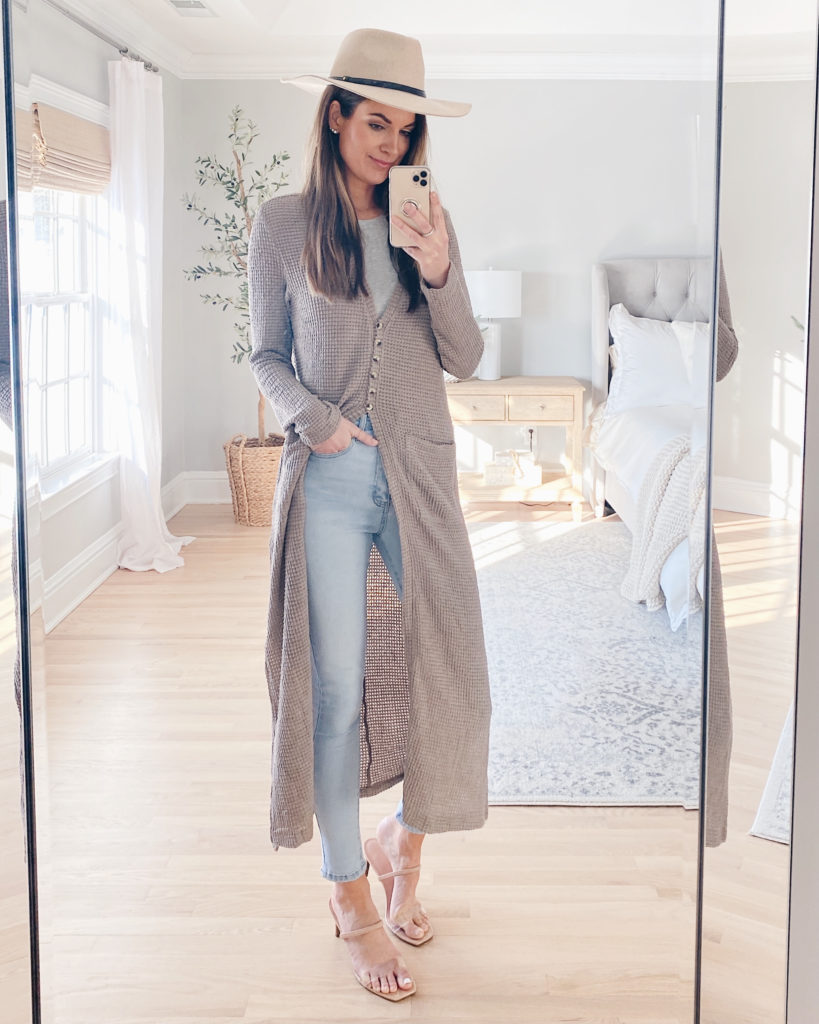forever 21 try on haul 2021 - longline cardigan sweater