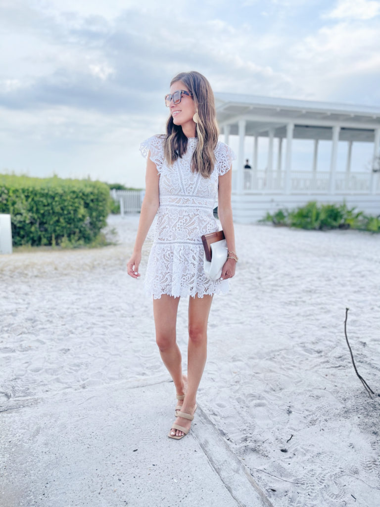 lace white mini dress for tall girls