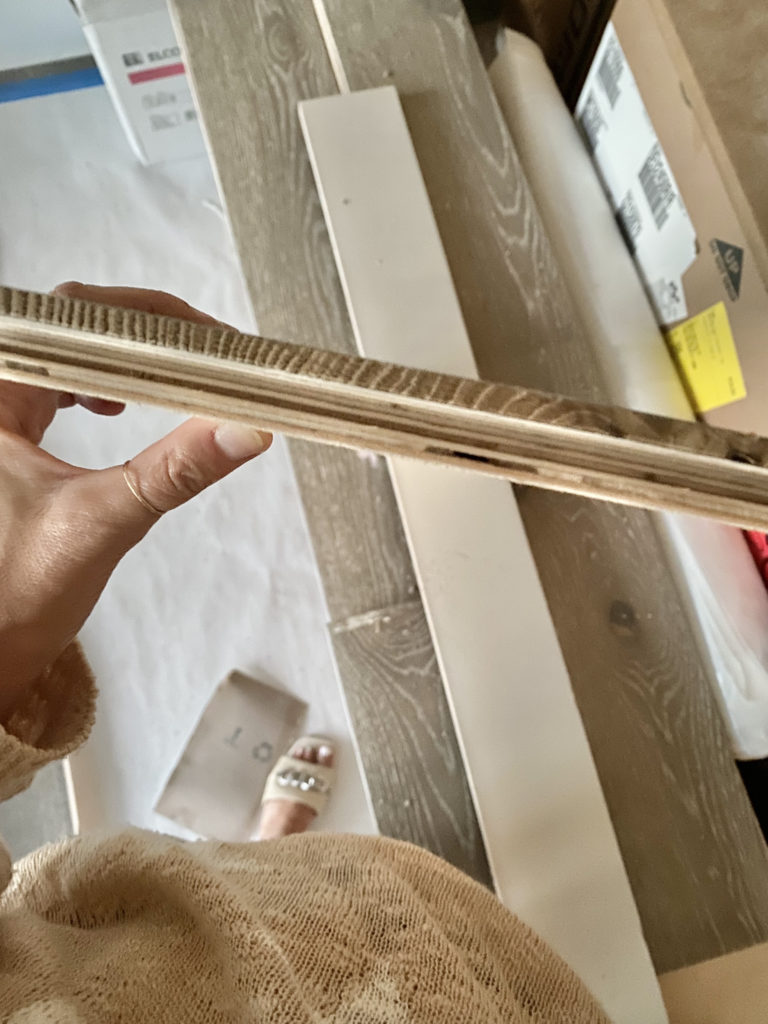 thickness of the top layer of engineered hardwood