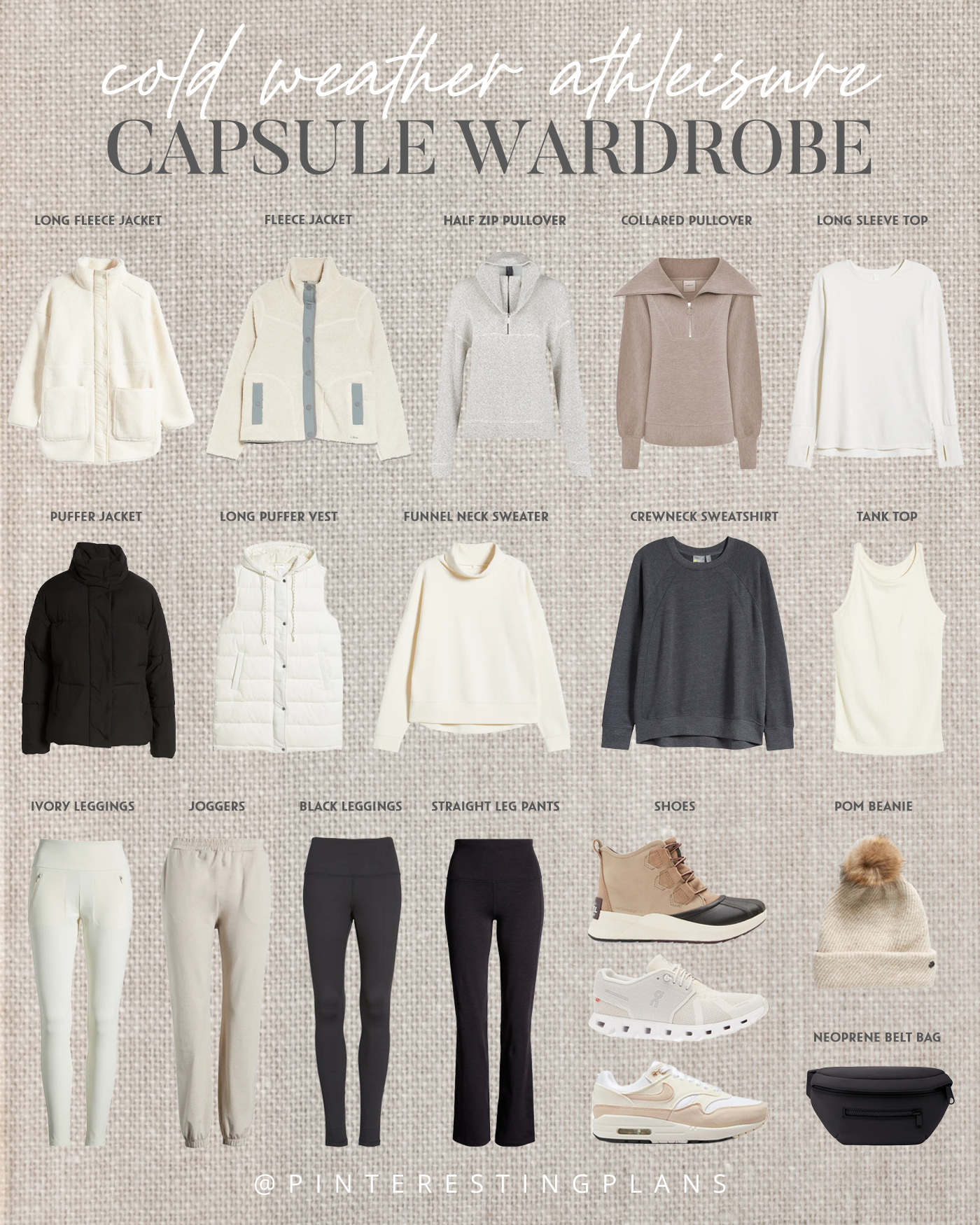 winter cold weather athleisure capsule wardrobe 2023 from nordstrom