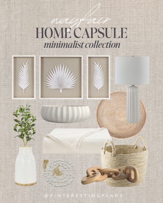 minimalist decor for a capsule home from wayfair