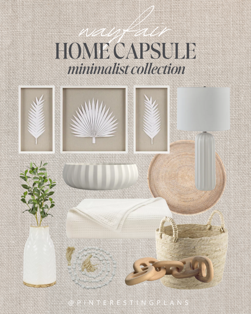 minimalist decor for a capsule home from wayfair